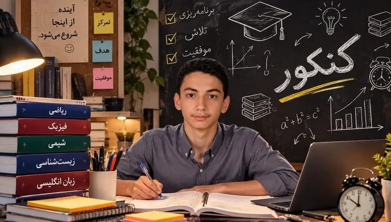 رتبه برتر کنکور تجربی : سال آخر مدرسه نرفتم و در خانه درس خواندم / نه کلاس خصوصی داشتم، نه هزینه سنگین برای کنکور کردم