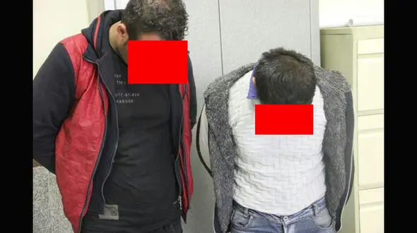  دزد ان با پلیس رخ به رخ شدند + عکس 