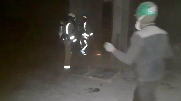 ادامه آتش سوزی در پاساژ رز مال / ضرب و شتم حراست مرکز تجاری با خبرنگاران! + فیلم