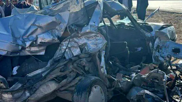 عکس های وحشتناک از صحنه مرگ هم زمان دو نفر / 5 نفر دیگر به خاک و خون کشیده شدند 