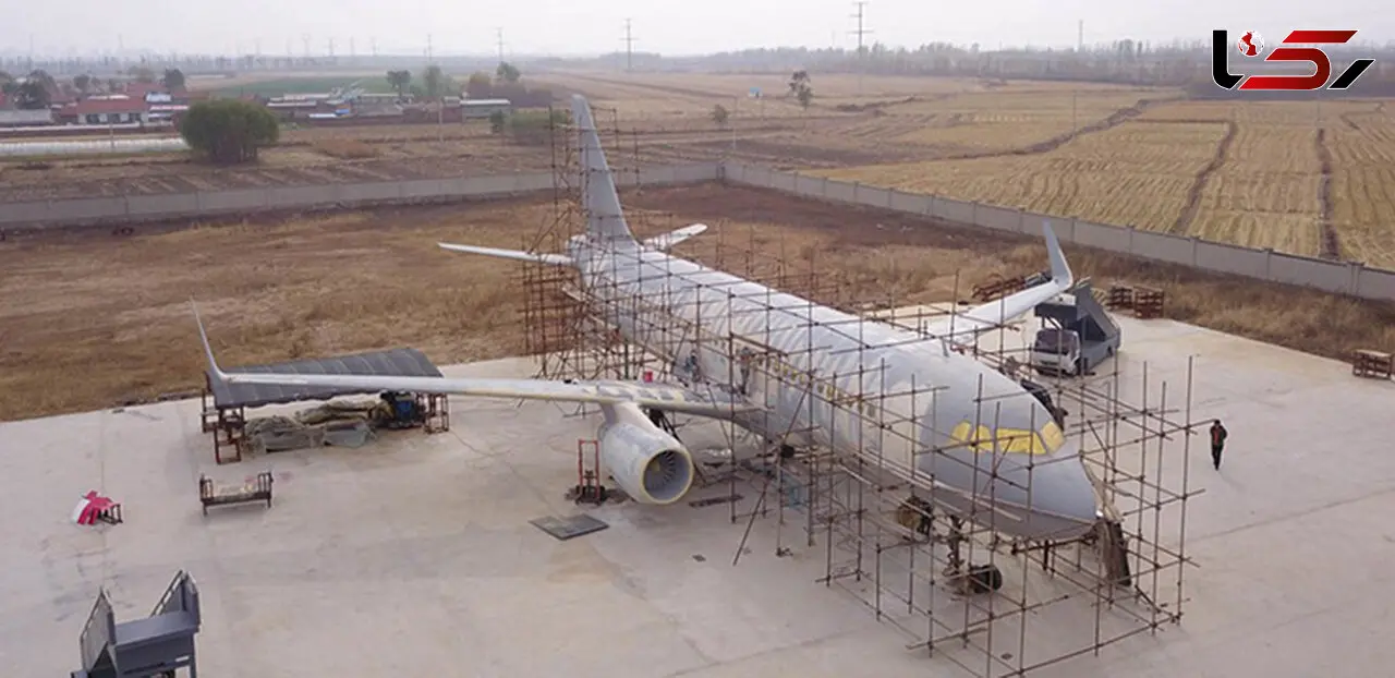 ساخت هواپیمای ایرباس A320 توسط مرد کشاورز در مزرعه اش!+ تصاویر