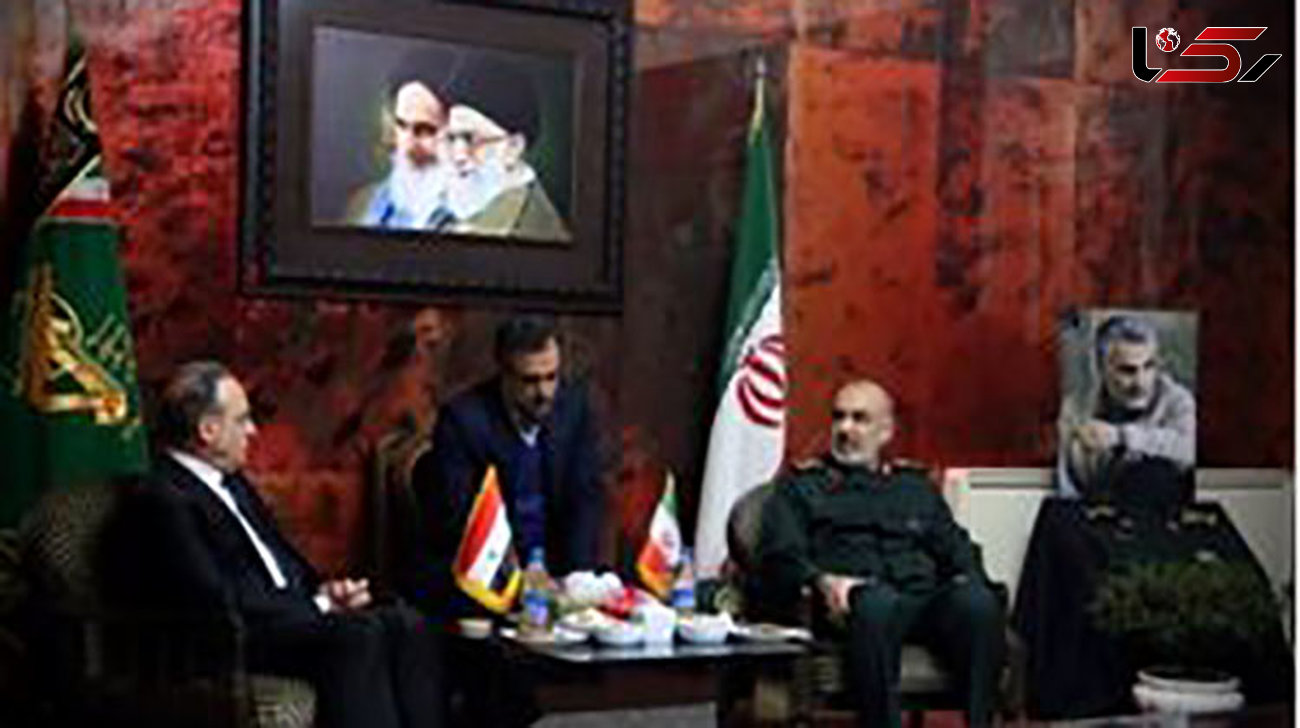 سرلشکر سلامی در دیدار با نخست وزیر سوریه: تا آخر کنار شما هستیم، میدان را ترک نمی‌کنیم