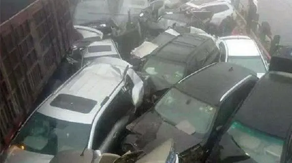 اسامی 89 مجروحان تصادف زنجیره ای ظهر امروز اتوبان مشهد+تصاویر و عکس