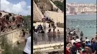 فیلم / مرگ 34 مهاجر در پی تلاش برای ورود به قلمرو اسپانیا