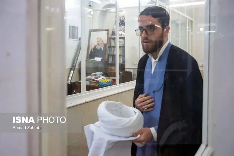 مراسم عمامه گذاری طلاب در قم