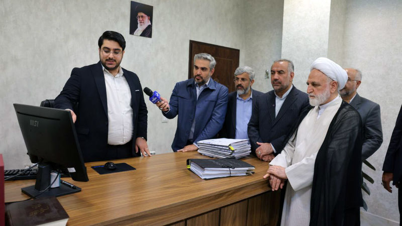 بازدید محسنی اژه ای رئیس قوه قضائیه از دادسرای مرکز استان گلستان
