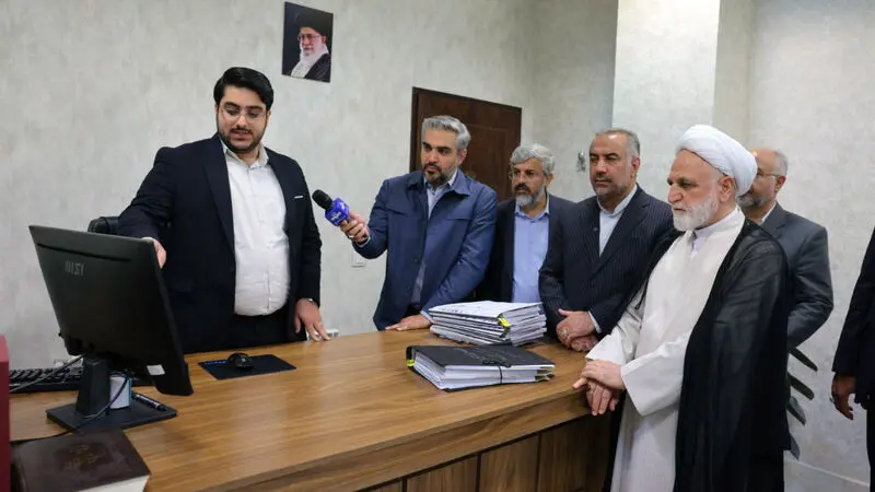 بازدید محسنی اژه ای رئیس قوه قضائیه از دادسرای مرکز استان گلستان