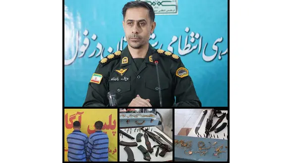 شبیخون پلیس به 2 سارق مسلح طلاجات در دزفول + عکس
