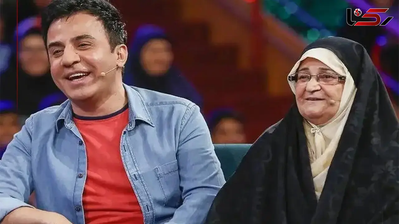 فیلم ضجه های عمو پورنگ و نعیمه نظام دوست در مراسم خاکسپاری مادرش