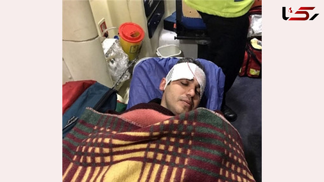 تصادف خطرناک گزارشگر ورزشی معروف تلویزیون در تهران +تصاویر