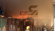 جزییات آتش سوزی هولناک انبار لوازم یدکی در میدان گمرک / 8 نفر مصدوم شدند + فیلم
