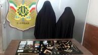 بازداشت 2 زن وحشتناک در ساوه ! / بعد سرقت طلا خانه را آتش زدند + عکس
