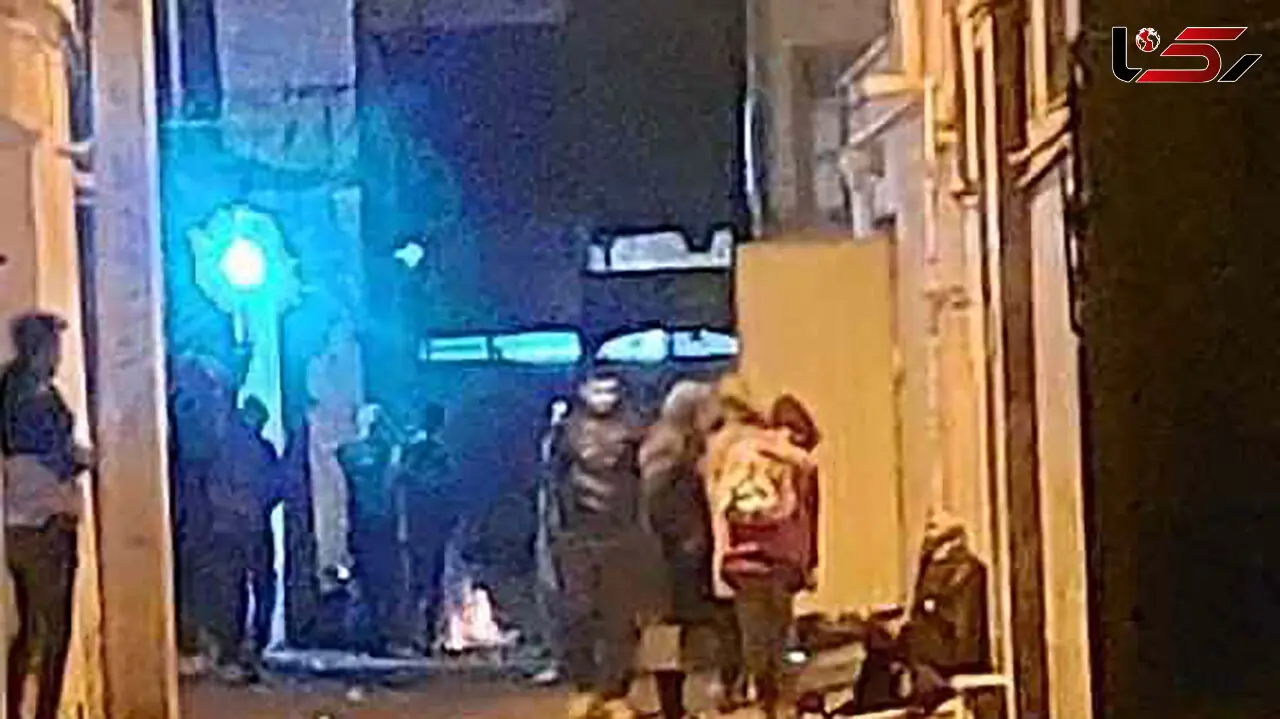  برق بخشی از خوی قطع شد +عکس