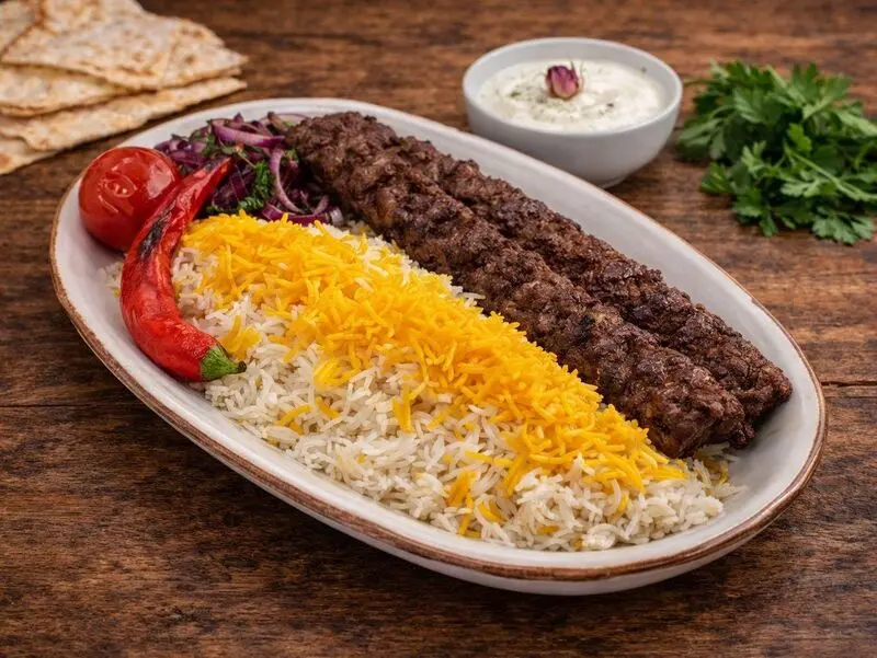 چلو کباب