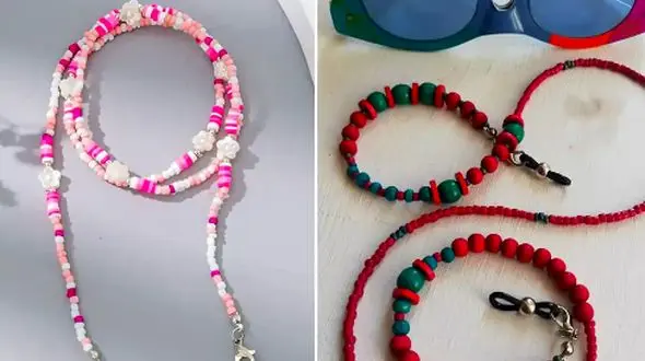 بند عینک مهره‌ ای فانتزی؛ 15 مدل جذاب برای زیباتر کردن استایل روزمره شما