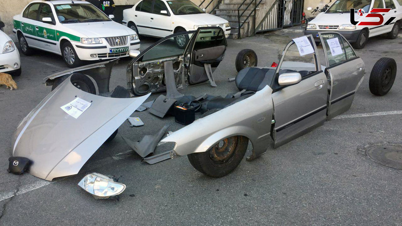 عکس و فیلم باورنکردنی از اوراق یک خودرو در تهران / پلیس وارد عمل شد