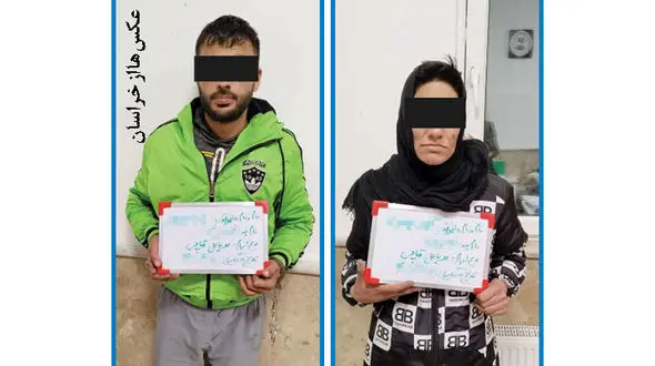 این زن و مرد موتورسوار را می شناسید؟ / آن ها برای مسافران اتوبوس نقشه داشتند +   عکس