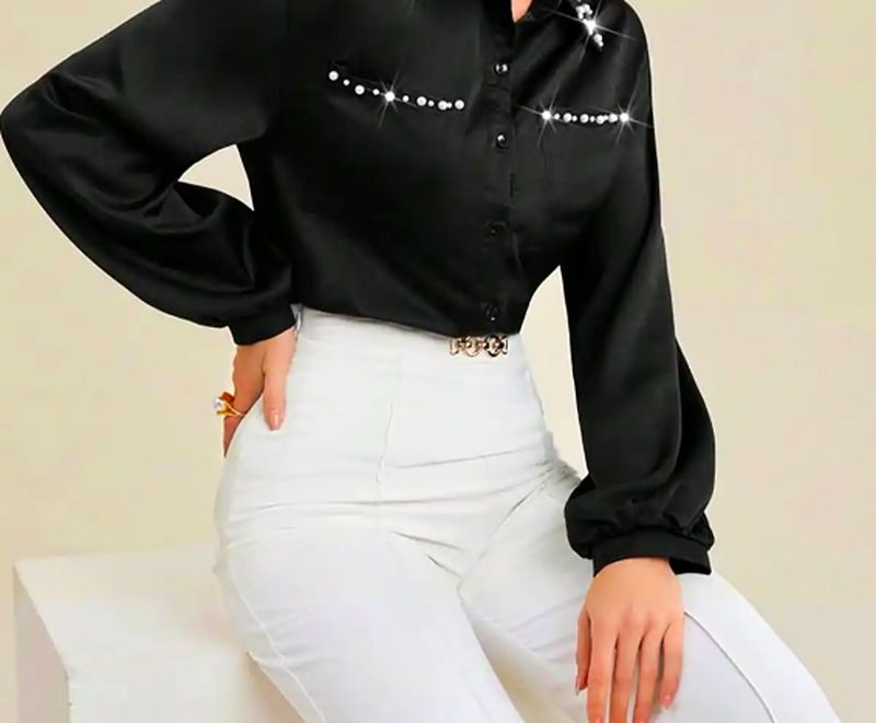 شومیز مشکی مجلسی