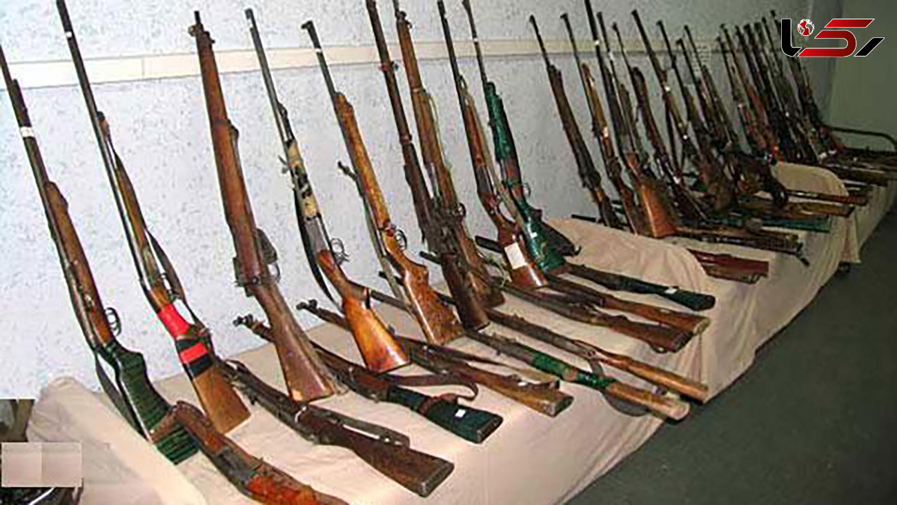 دستگیری قاچاقچی سلاح در اهواز/ کشف 121 قبضه اسلحه غیرمجاز