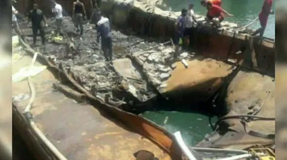 ارتش علت اصابت موشک به ناوچه کنارک را اعلام کرد+ فیلم و عکس