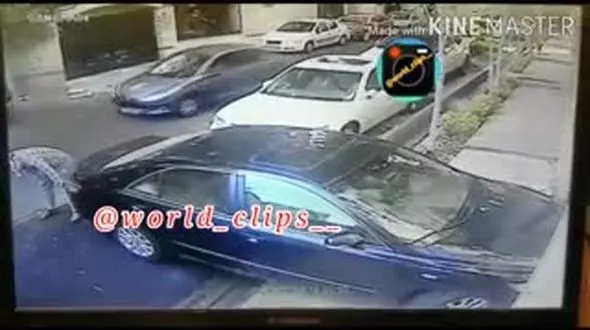 فیلم عجیب از لحظه خفتگیری و سرقت گردن بند طلا در سعادت آباد 