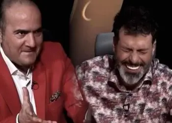 فیلم / شوخی نامناسب حسن ریوندی با مادر مجید واشقانی که به مذاق او خوش نیامد /  ما خودمون 10 تا بچه بودیم که صدا به صدا نمیرسید ولی شما دو تا، به نظرم مادرت خیلی....