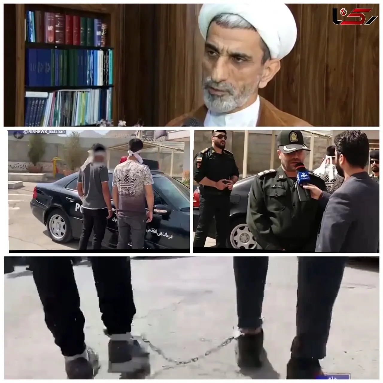 این اراذل و اوباش اتوبان خرازی اصفهان را بستند!/ فقط 6 ساعت متواری بودند + فیلم
