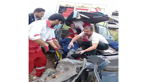 ️تصادف مرگبار در محور زابل زاهدان / ۴نفر در دم جان باختند