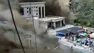 مشاهده کنید: تصاویر تکان دهنده از سیلاب ناگهانی در مرز نپال و تبت