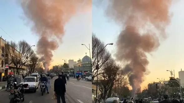 عکس های دیده نشده از آتش سوزی بزرگ در شوش + جزئیات