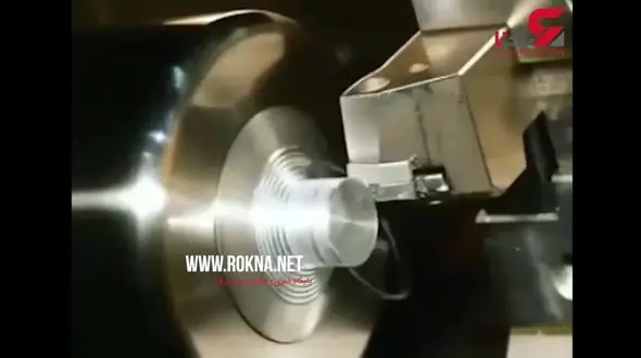 قدرت حیرت انگیز دستگاه CNC در ساخت فرفره فلزی + فیلم 