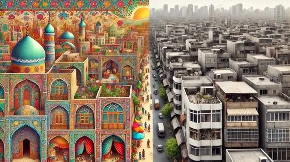 شهرداری‌ها، شهرها را طوسی و سیمانی و بی‌روح کرده‌اند/ در معماری ایرانی، رنگ‌ها جایگاه ویژه‌ای داشتند
