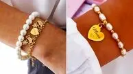 دستبند طلا زنانه با مروارید؛ 15 طراحی بی‌ نظیر و شیک