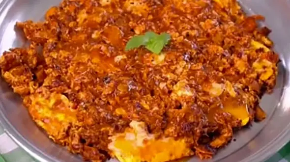 طرز تهیه املت تن ماهی + فیلم