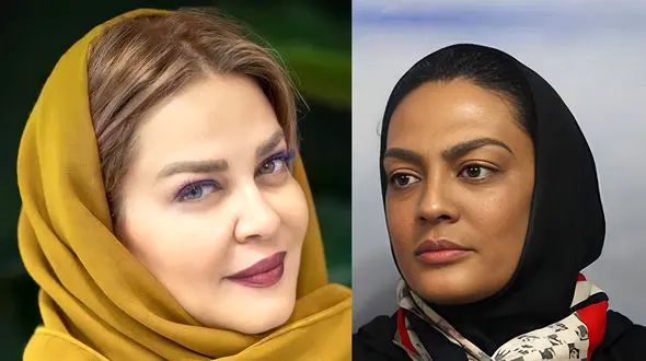 بهاره رهنما در کنار شهربانو منصوریان در باشگاه