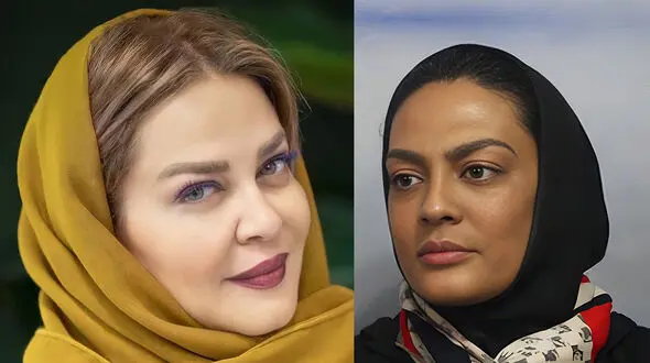 بهاره رهنما در کنار شهربانو منصوریان در باشگاه