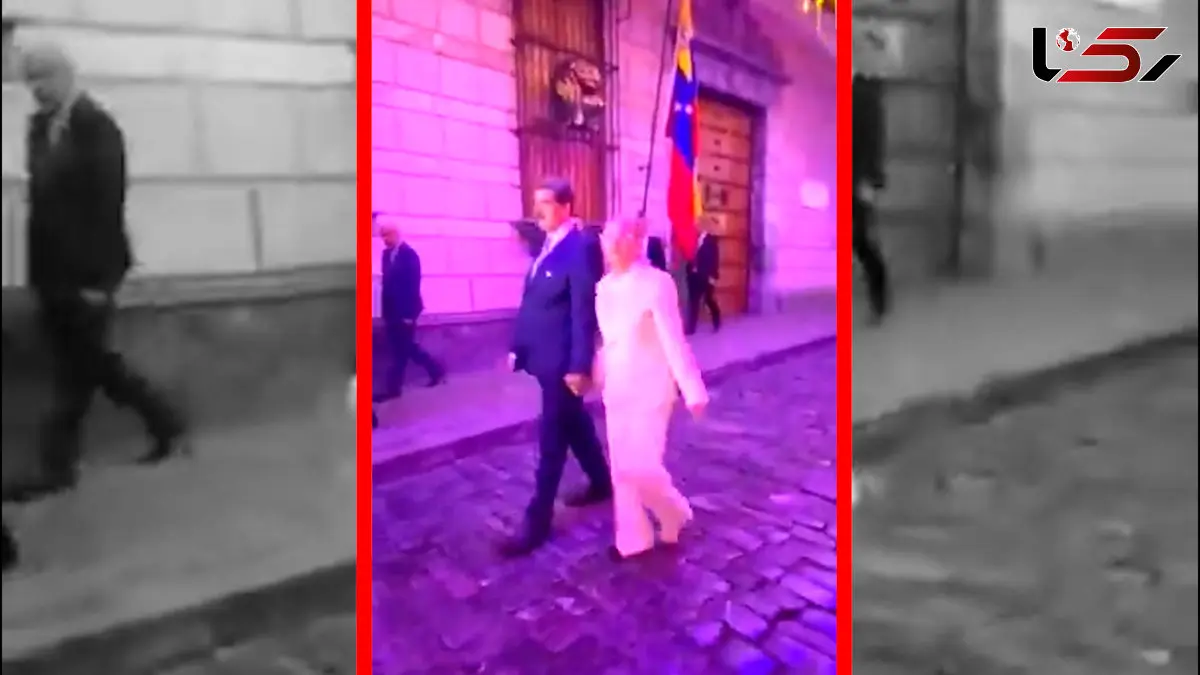 فیلم لحظات شخصی رئیس جمهور ونزوئلا در شهر