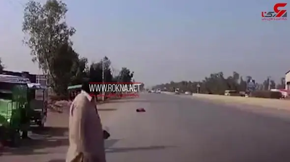 مرگ دردناک پسربچه در وسط خیابان + فیلم