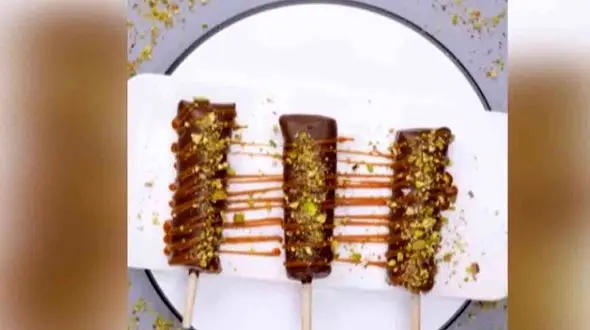 تزئین شیرینی + فیلم