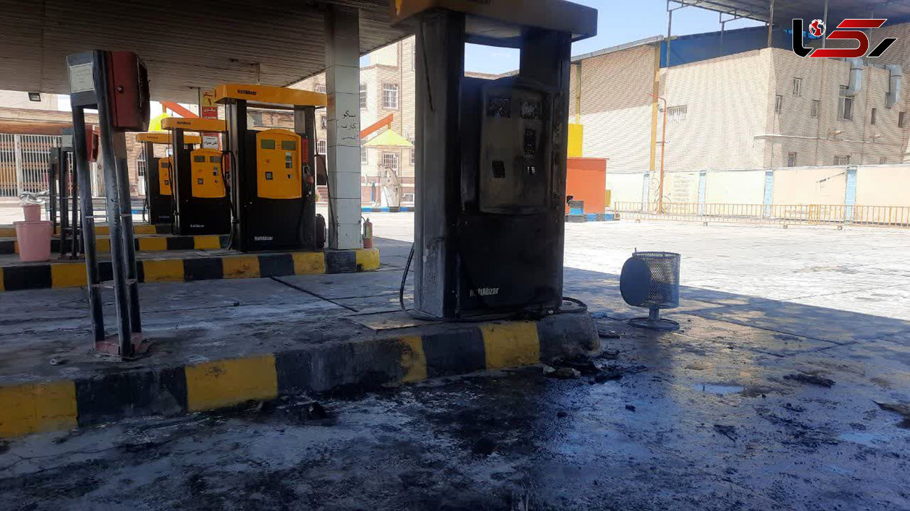فیلم / آتش سوزی پمپ بنزین در کرمان / قاچاق سوخت برای چهارمین بار حادثه آفرید
