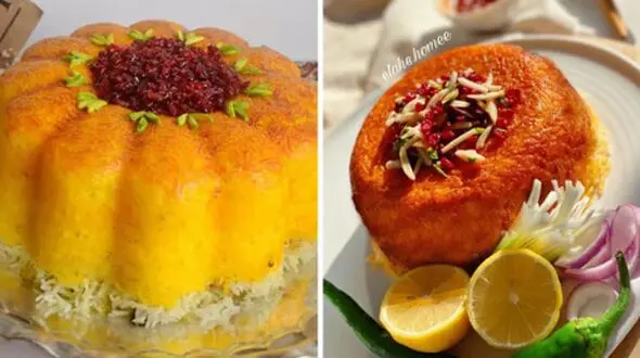 ایده‌ های ساده ولی خاص برای تزئین ته چین گرد