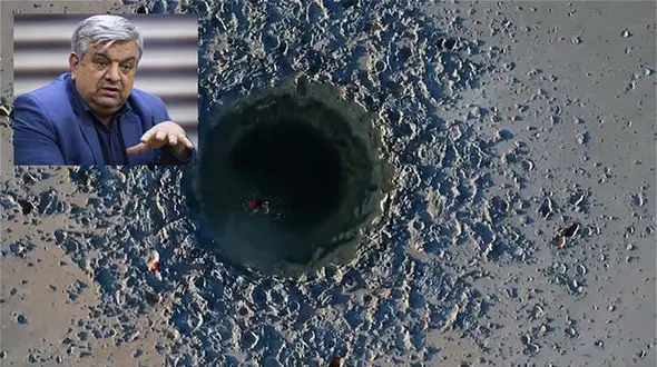 فیلم  / انفجار در عمق دریاچه ارومیه ! /  شکل گیری گودال دایره‌ای 10 متری وسط دریاچه ارومیه !