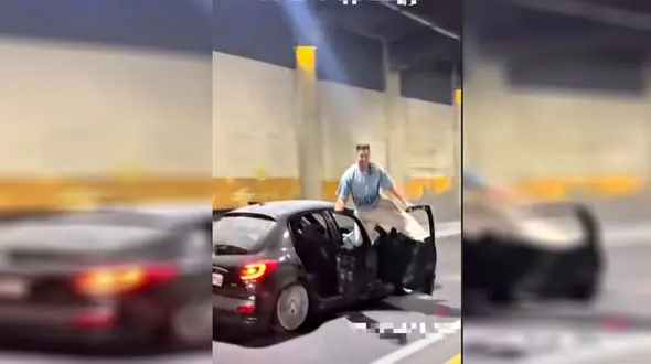 توقیف خودروی 206 متخلف در تبریز / فیلم رقصش روی درهای ماشین منتشر شده بود!