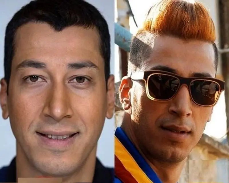 تغییر چهره بهرام افشاری