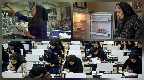 فیلم؛ از تغییر دهک های خانوارهای کم درآمد و بحران خروج سالانه ۳۰۰۰ پرستار از نظام سلامت تا فشارهای قطعی اینترنت و استرس جنگ بر دانش آموزان المپیادی