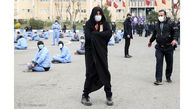   اوباش تهران زیر چادر زنانه بازداشت شد + عکس