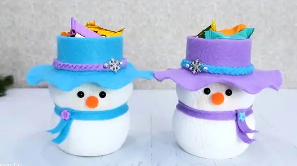 فیلم ساخت آدم برفی جورابی 