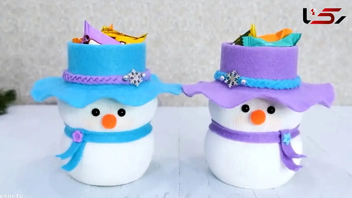 فیلم ساخت آدم برفی جورابی 