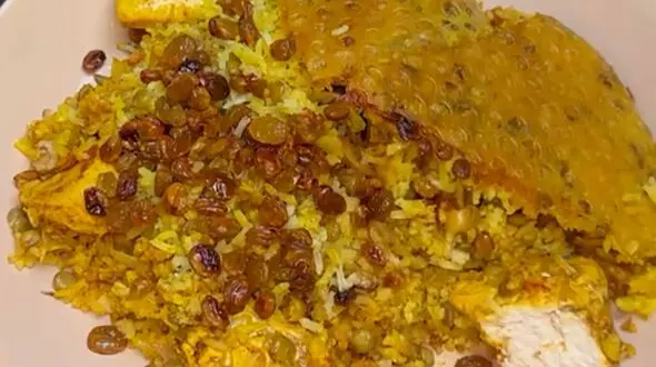 عدس پلو رو تکراری درست نکن + فیلم
