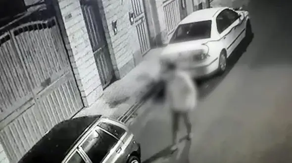 فیلم لحظه رنگ پاشی مرد عقده ای روی ماشین تهرانی ها / ردپای یک زن+عکس و فیلم